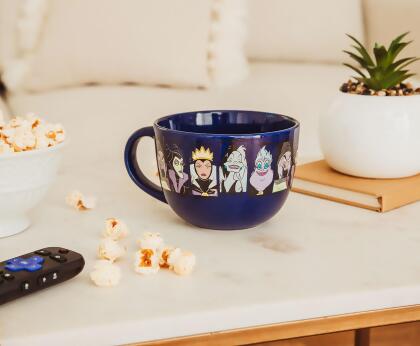 Disney Villains Close-Up Panels Ceramic Soup Mug | 24 Ounces alternate image