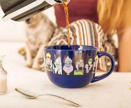 Disney Villains Close-Up Panels Ceramic Soup Mug | 24 Ounces alternate image