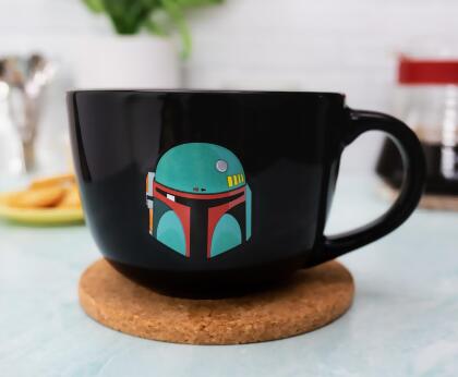 Star Wars: The Mandalorian Boba Fett Ceramic Soup Mug | Holds 24 Ounces alternate image