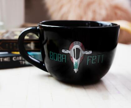 Star Wars: The Mandalorian Boba Fett Ceramic Soup Mug | Holds 24 Ounces alternate image