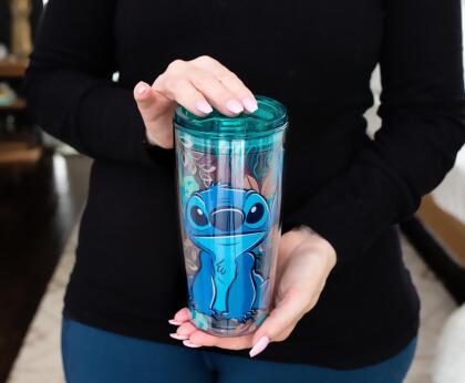 Disney Lilo & Stitch Travel Tumbler with Slide Close Lid | Holds 20 Ounces alternate image