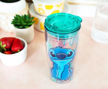Disney Lilo & Stitch Travel Tumbler with Slide Close Lid | Holds 20 Ounces alternate image
