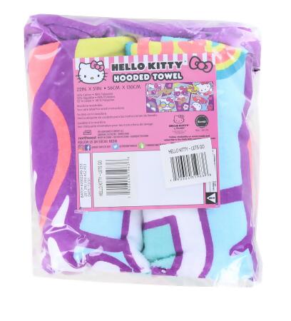 Hello Kitty Lets Go 22 x 51 Inch Kids Hooded Beach Towel alternate image