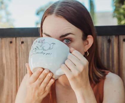 Disney The Aristocats Marie "Is It Caturday?" Ceramic Soup Mug | Holds 24 Ounces alternate image