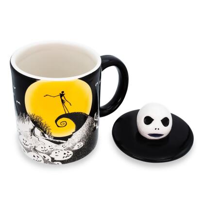 Disney The Nightmare Before Christmas Jack Ceramic Mug With Sculpted Lid alternate image