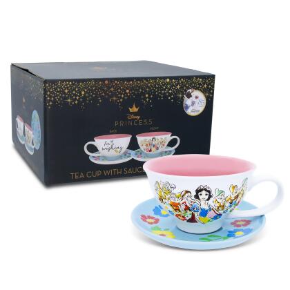 Disney Snow White and the Seven Dwarfs "I'm Wishing" Ceramic Teacup and Saucer alternate image