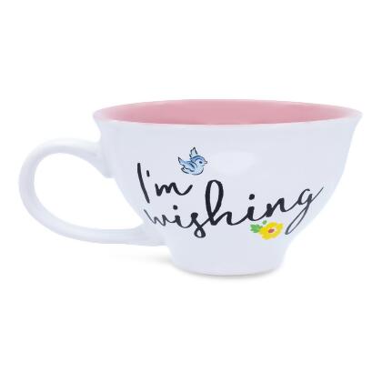 Disney Snow White and the Seven Dwarfs "I'm Wishing" Ceramic Teacup and Saucer alternate image