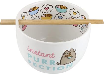 Pusheen Instant Purrfection Ramen Bowl with Chopsticks alternate image