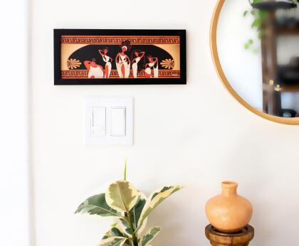 Disney Hercules "Muses Pose" Hanging Sign Gel Coat Framed Wall Art alternate image