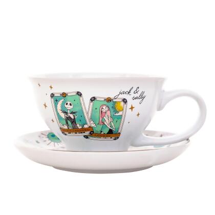 Disney The Nightmare Before Christmas Tarot Cards Ceramic Teacup and Saucer Set alternate image