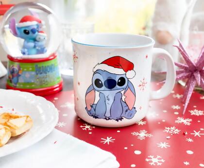 Disney Lilo & Stitch Santa Hat Ceramic Camper Mug | Holds 20 Ounces alternate image