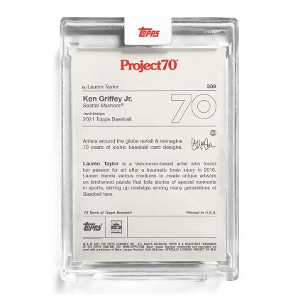 MLB Topps Project70 Card 309 | 1960 Ken Griffey Jr. by Lauren Taylor alternate image