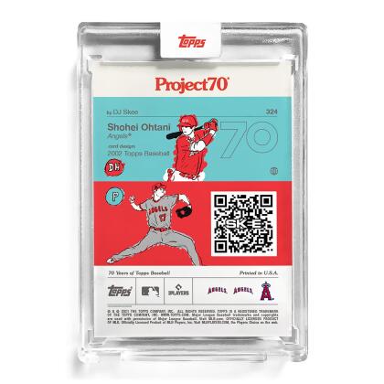 MLB Topps Project70 Card 324 | 1957 Shohei Ohtani by DJ Skee alternate image