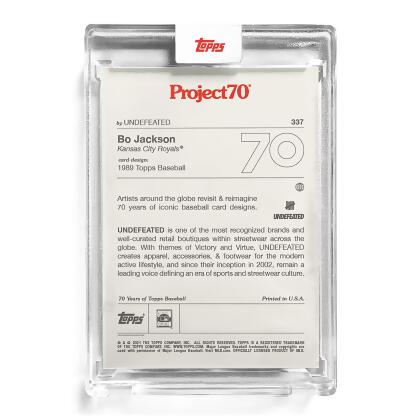 MLB Topps Project70 Card 337 | Bo Jackson by UNDEFEATED alternate image