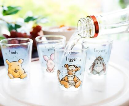 Disney Winnie The Pooh Character Portraits 2-Ounce Mini Shot Glasses | Set of 4 alternate image