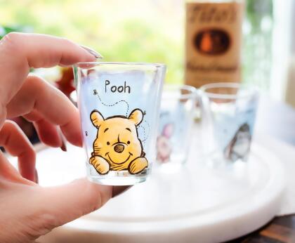 Disney Winnie The Pooh Character Portraits 2-Ounce Mini Shot Glasses | Set of 4 alternate image