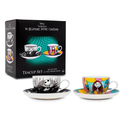 Disney The Nightmare Before Christmas Jack & Sally Teacup and Saucer | Set of 2 alternate image