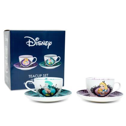 Disney Alice In Wonderland Mad Hatter Bone China Teacup and Saucer | Set of 2 alternate image