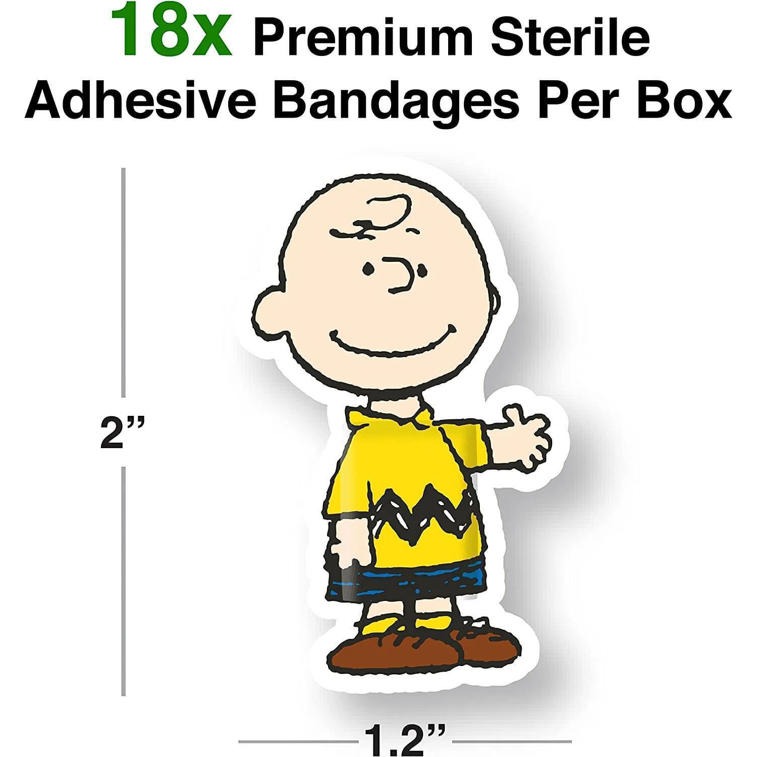 Peanuts Charlie Brown GAMAGO Bandages | Set of 18 alternate image