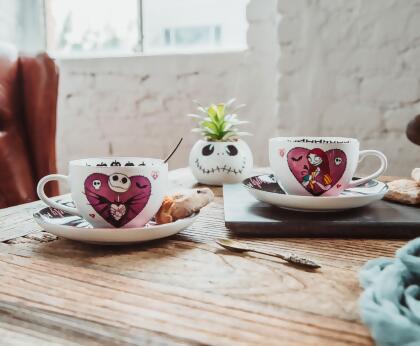 Disney The Nightmare Before Christmas Bone China Teacup and Saucer | Set of 2 alternate image