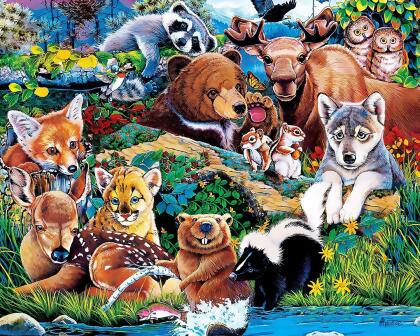 Exotic Garden Wildlife Paradise Puzzle 2000 pièces - BornToBeKids