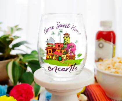 Disney Encanto "Home Sweet Home" Stemless Wine Glass | Holds 20 Ounces alternate image