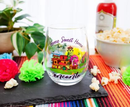 Disney Encanto "Home Sweet Home" Stemless Wine Glass | Holds 20 Ounces alternate image