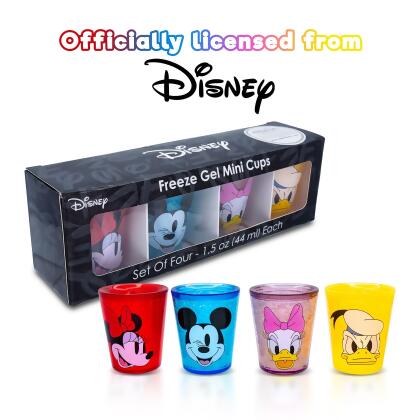 Disney Mickey Mouse and Friends Faces 1.5-Ounce Freeze Gel Mini Cups | Set of 4 alternate image
