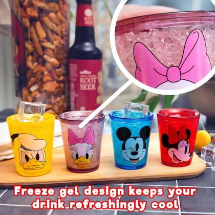 Disney Mickey Mouse and Friends Faces 1.5-Ounce Freeze Gel Mini Cups | Set of 4 alternate image