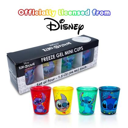 Disney Lilo & Stitch Faces 1.5-Ounce Freeze Gel Mini Cups | Set of 4 alternate image