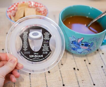 Disney Lilo & Stitch "Stay Weird" Soup Mug With Vented Lid | Holds 24 Ounces alternate image
