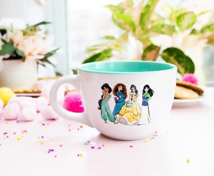 Disney Princess Royal Gathering Ceramic Soup Mug | Holds 24 Ounces alternate image