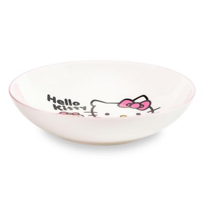 Sanrio Hello Kitty Pink Dots 9-Inch Ceramic Coupe Dinner Bowl alternate image