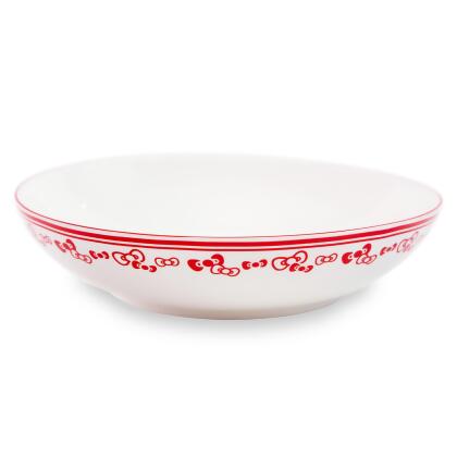 Sanrio Hello Kitty Red Bows 9-Inch Ceramic Coupe Dinner Bowl alternate image