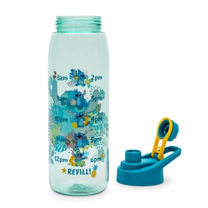 Disney Lilo & Stitch Tropical Water Bottle With Time Table | Holds 28 Ounces alternate image