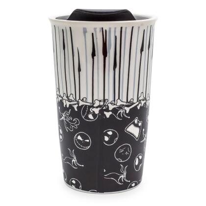 Disney Nightmare Before Christmas Jack with Bones Ceramic Travel Mug | 10 Ounces alternate image