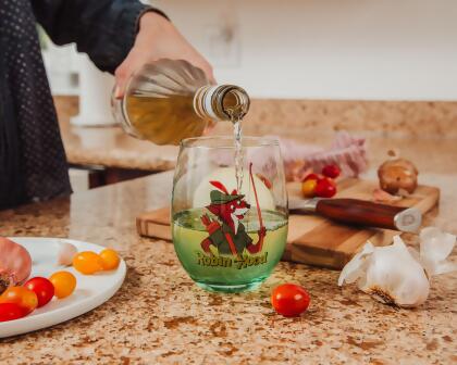 Disney Robin Hood Stemless Wine Glass | Holds 20 Ounces alternate image