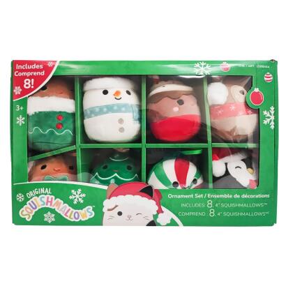 Squishmallows 8-Pack Ornament Plush $17