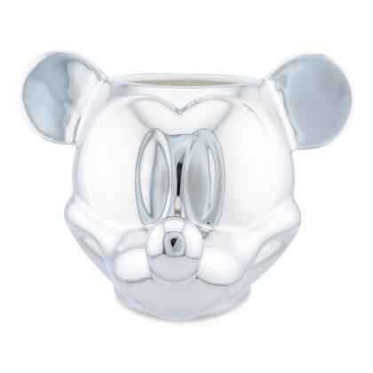 Silver Buffalo Disney Mickey Mouse Sculpted Handle Ceramic Mug | Holds 20  Ounces