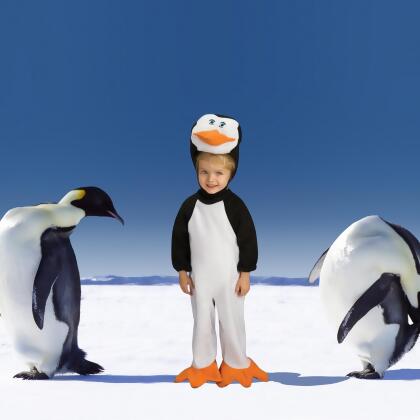Penguins Of Madagascar Romper Skipper Baby Costume alternate image