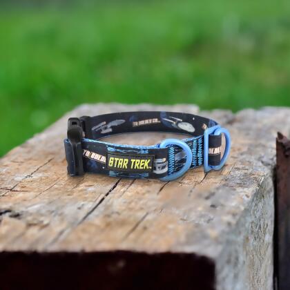 Star Trek "To Boldly Go" Dog Collar alternate image