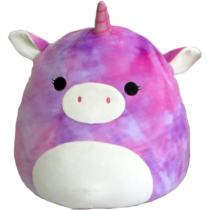 Squishmallow 24 Inch Pillow Plush Purple TieDye Unicorn