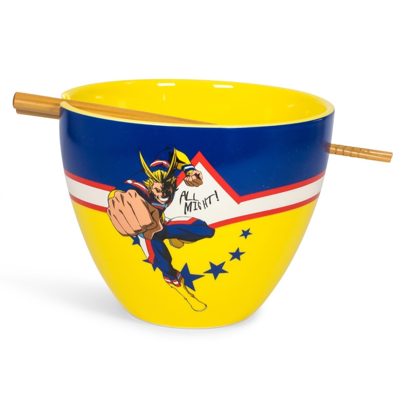 My Hero Academia All Might Dinnerware Set | 16-Ounce Ramen Bowl and