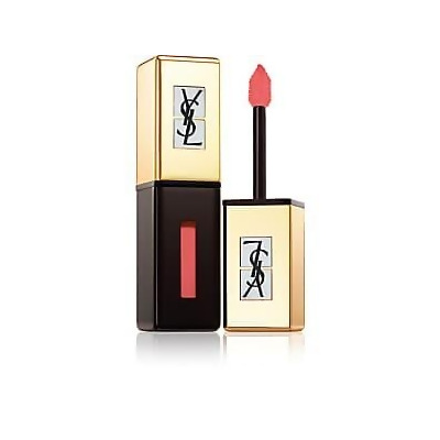 Yves Saint Laurent Beauty Womens Rouge Pur Couture Vernis à Lèvres Glossy Stain Pop Water 207 Juicy Peach