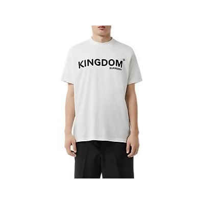Burberry Men's Kingdom Cotton T-Shirt - White Size M
