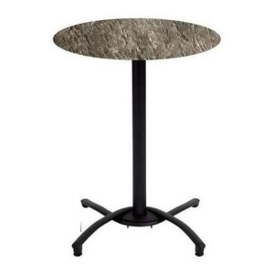 UPC 014306141695 product image for Grosfillex 52812017 Aluminum Bar Height Table Base Black - All | upcitemdb.com