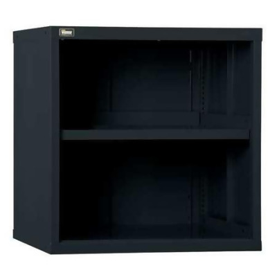 Overhead Storage Cabinet W 30 In Black Stanley Vidmar Rp1182bk From Zoro At Shop Com