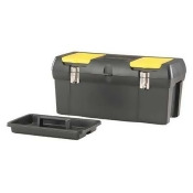 6.6/"H x STANLEY STST19950 19/"W Plastic Yellow//Black Portable Tool Box Matte