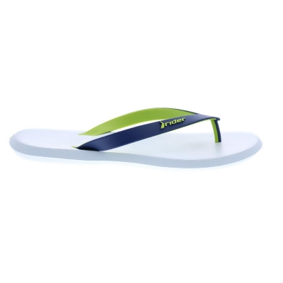 Rider R1 Rider 81093-23898 Mens White Synthetic Flip-Flops Sandals Shoes 