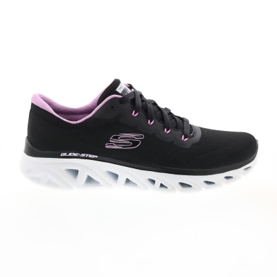 Skechers Glide-Step Sport High Roller Womens Black Lifestyle Sneakers Shoes 